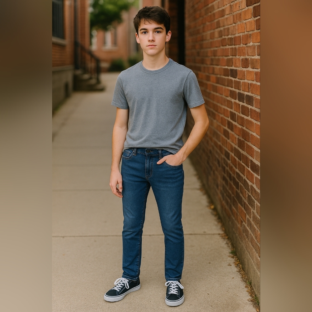 Carter’s Kid Skinny Jeans Blue Wash Size 14 Youth Stretch Denim Classic Fit